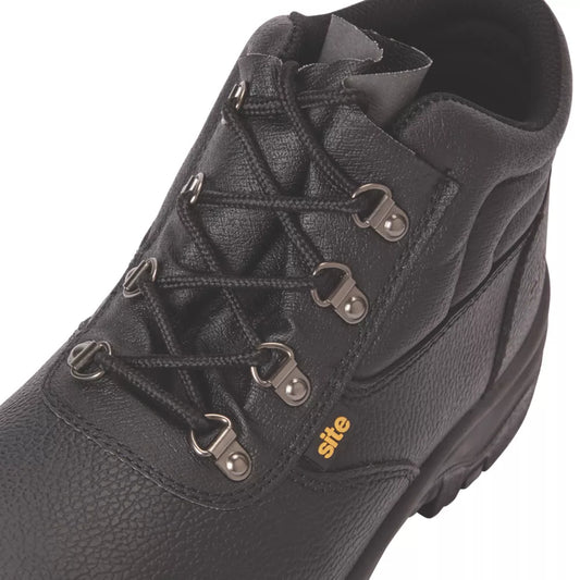 SITE SLATE SAFETY BOOTS BLACK SIZE 10 - MonkeyTools