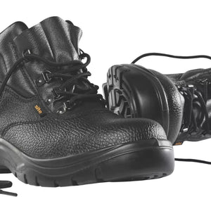 SITE SLATE SAFETY BOOTS BLACK SIZE 10 - MonkeyTools