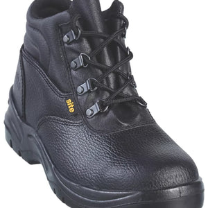 SITE SLATE SAFETY BOOTS BLACK SIZE 10 - MonkeyTools