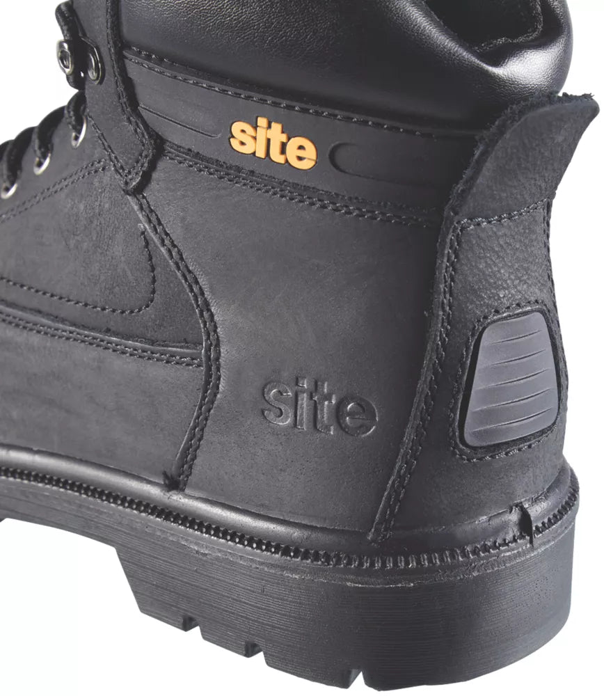 SITE SLATE SAFETY BOOTS BLACK SIZE 10 - MonkeyTools