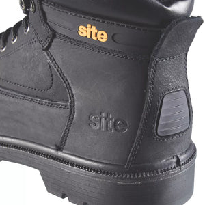 SITE SLATE SAFETY BOOTS BLACK SIZE 10 - MonkeyTools
