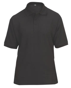 SITE TANNERON POLO SHIRT BLACK MEDIUM 42 1/2" CHEST