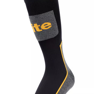 SITE TOPPAN WORK SOCKS BLACK SIZE 3-7 3 PACK - MonkeyTools