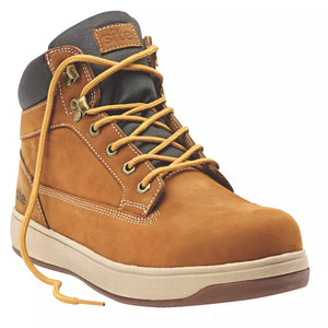 SITE TOUCHSTONE SAFETY BOOTS DARK HONEY SIZE 10 - MonkeyTools