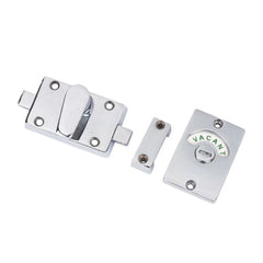 SMITH & LOCKE BATHROOM INDICATOR BOLT POLISHED CHROME