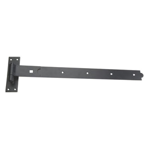 SMITH & LOCKE BLACK POWDER-COATED STRAIGHT GATE HINGE HOOK & BAND 165MM X 612MM X 51.5MM - MonkeyTools
