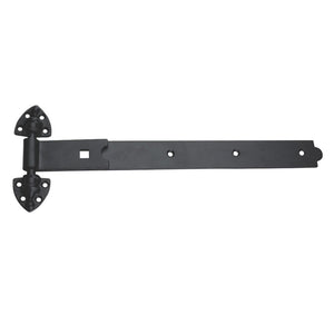 SMITH & LOCKE BLACK POWDER-COATED STRAIGHT HEAVY REVERSIBLE GATE HINGES 183MM X 508MM X 60MM 2 PACK - MonkeyTools