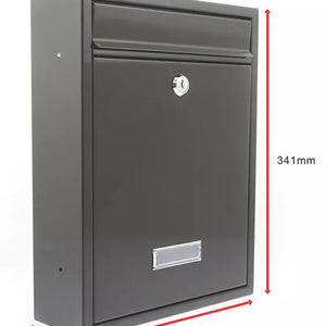 SMITH & LOCKE COMPACT POST BOX GREY GLOSS - MonkeyTools