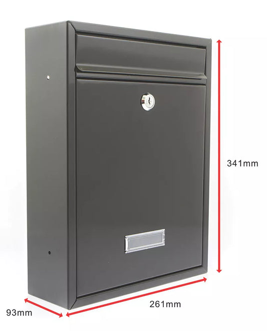 SMITH & LOCKE COMPACT POST BOX GREY GLOSS - MonkeyTools