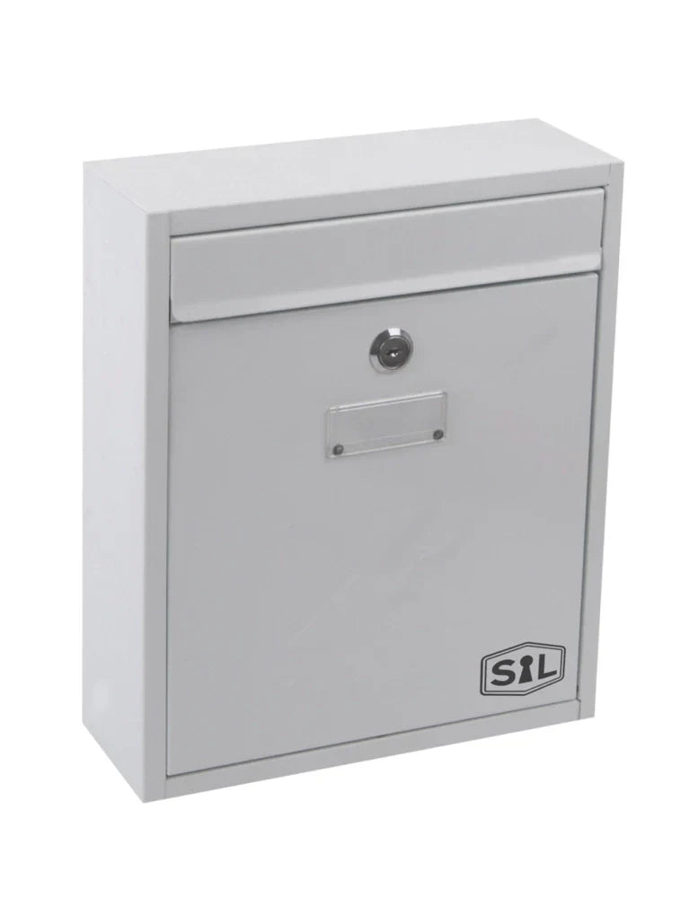 SMITH & LOCKE COMPACT POST BOX WHITE POWDER-COATED - MonkeyTools