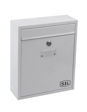 SMITH & LOCKE COMPACT POST BOX WHITE POWDER-COATED - MonkeyTools