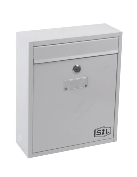 SMITH & LOCKE COMPACT POST BOX WHITE POWDER-COATED - MonkeyTools