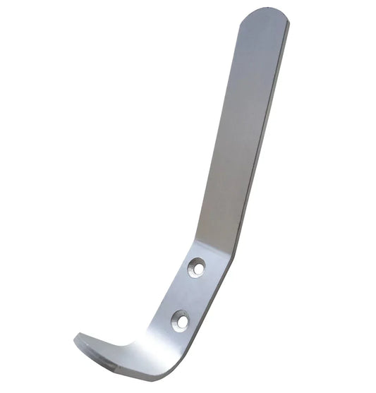 SMITH & LOCKE HAT & COAT HOOKS SATIN ANODISED ALUMINIUM 130MM 5 PACK - MonkeyTools