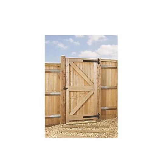 SMITH & LOCKE HEAVY REVERSIBLE GATE HINGES 30MM X 490MM X 50MM 2 PACK - MonkeyTools
