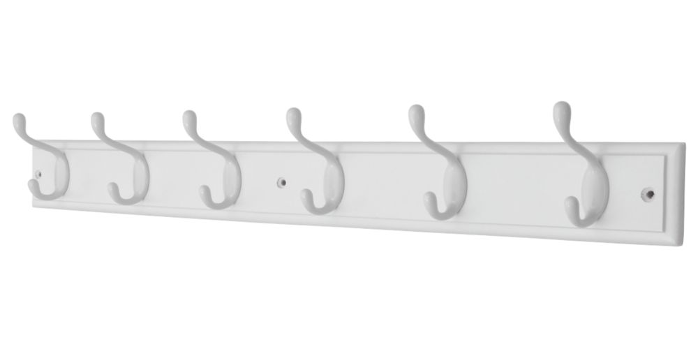 SMITH & LOCKE HOOK RAIL WHITE 685MM X 90MM - MonkeyTools