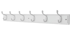 SMITH & LOCKE HOOK RAIL WHITE 685MM X 90MM