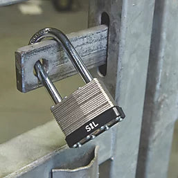 SMITH & LOCKE LAMINATED STEEL WATER-RESISTANT LONG SHACKLE PADLOCK 50MM - MonkeyTools