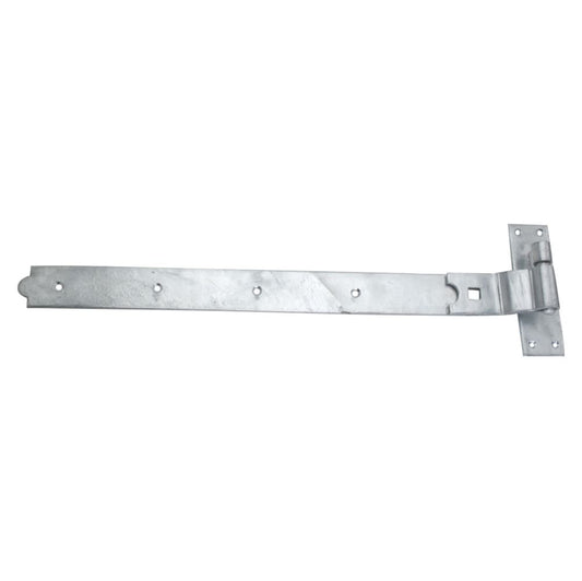 SMITH & LOCKE SELF-COLOUR CRANKED GATE HINGE HOOK & BAND 165MM X 612MM X 51.5MM - MonkeyTools