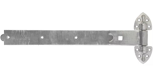SMITH & LOCKE SELF-COLOUR STRAIGHT HEAVY DUTY REVERSIBLE GATE HINGES 195MM X 520MM X 60MM 2 PACK - MonkeyTools