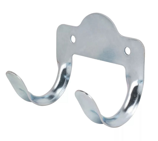 SMITH & LOCKE STANDARD DOUBLE STORAGE HOOKS ZINC-PLATED 60 X 48MM 5 PACK - MonkeyTools