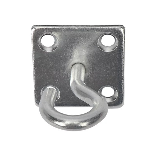 SMITH & LOCKE STEEL HOOK ON PLATE 50MM X 50MM 2 PACK - MonkeyTools