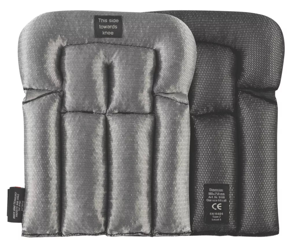 SNICKERS 9118 FLOORLAYER NON-SLIP KNEE PAD INSERTS PAIR GREY / BLACK - MonkeyTools