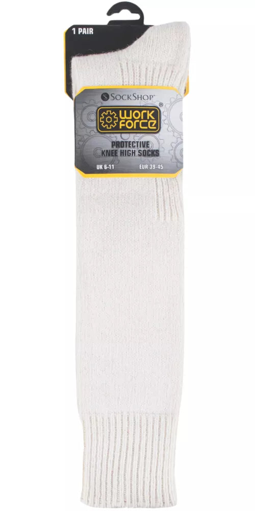 SOCKSHOP PROTECTIVE KNEE-HIGH SOCKS CREAM SIZE 6-11 - MonkeyTools