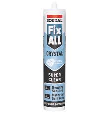 SOUDAL FIX ALL SEALANT & ADHESIVE CRYSTAL 290ML - MonkeyTools