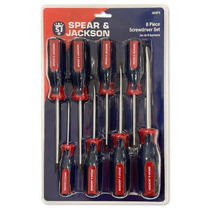 Spear & Jackson Screwdriver Set Of 8 Piece SD8PS - MonkeyTools
