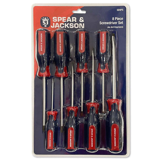 Spear & Jackson Screwdriver Set Of 8 Piece SD8PS - MonkeyTools