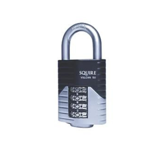 SQUIRE DIE-CAST STEEL WEATHERPROOF COMBINATION PADLOCK 50MM - MonkeyTools