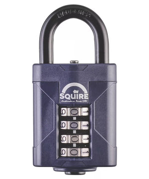 SQUIRE WATER-RESISTANT COMBINATION PADLOCK BLUE 50MM - MonkeyTools