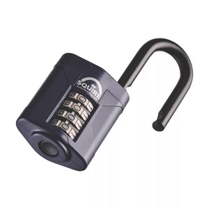 SQUIRE WATER-RESISTANT LONG SHACKLE COMBINATION PADLOCK BLUE 50MM - MonkeyTools