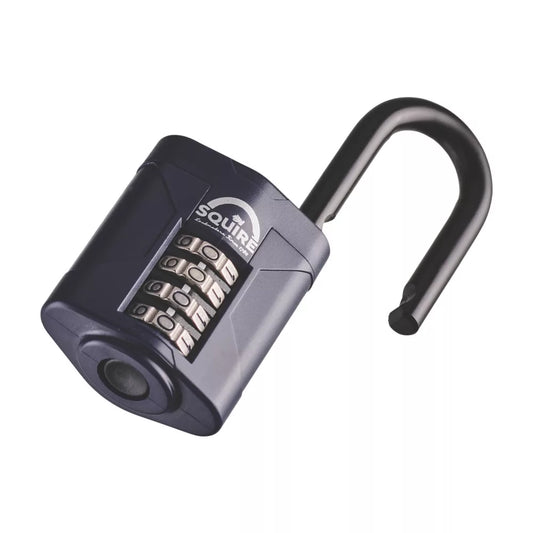 SQUIRE WATER-RESISTANT LONG SHACKLE COMBINATION PADLOCK BLUE 50MM - MonkeyTools