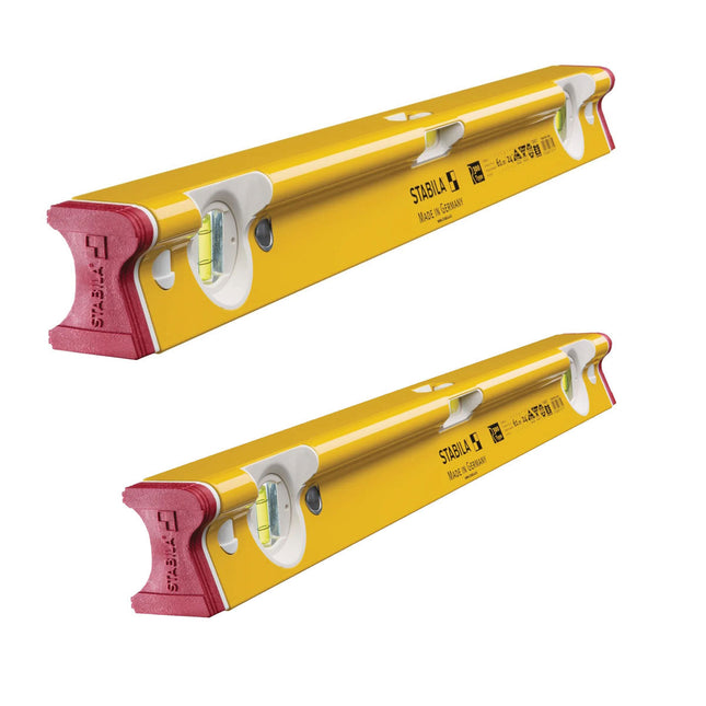 Stabila R-Type Spirit Level 1220mm & 1830mm Pack of 2 - MonkeyTools