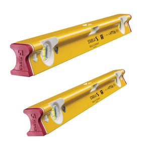 Stabila R-Type Spirit Level 610mm & 1830mm Pack of 2 - MonkeyTools