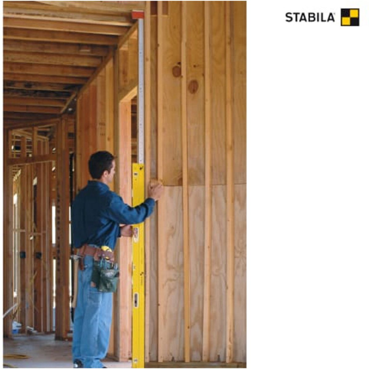 Stabila STB106T183 72-124"/183-315cm 3 Vial Extendable Spirit Level - 17708 - MonkeyTools