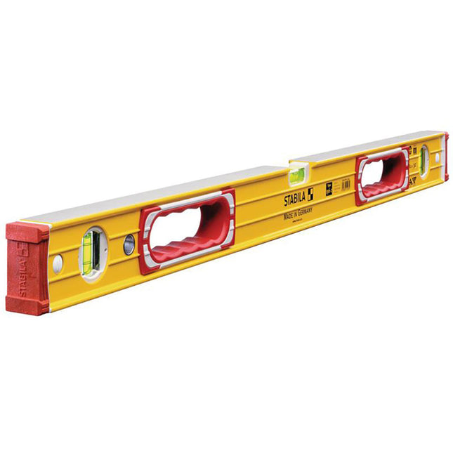 Stabila STB1962100 100cm / 40" Double Plumb Vial Ribbed Spirit Level - 15235 - MonkeyTools