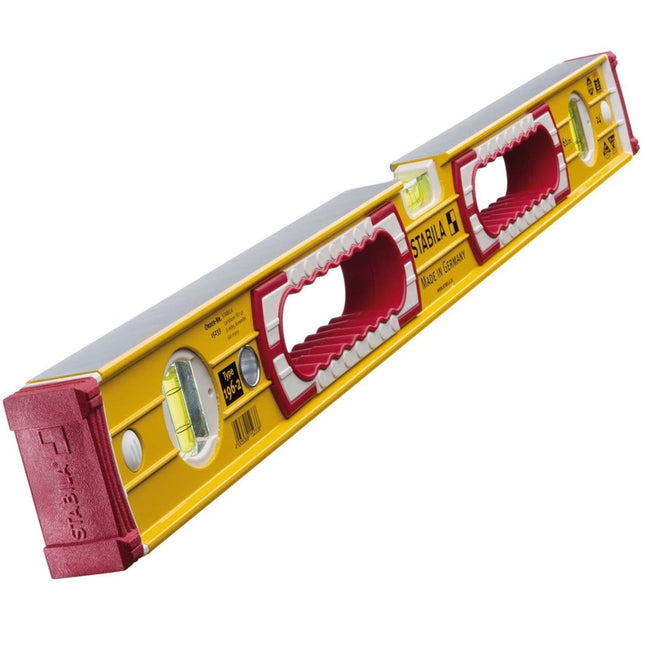 Stabila STB196260 60cm / 24in Double Plumb 3 Vial Ribbed Spirit Level - 15233 - MonkeyTools