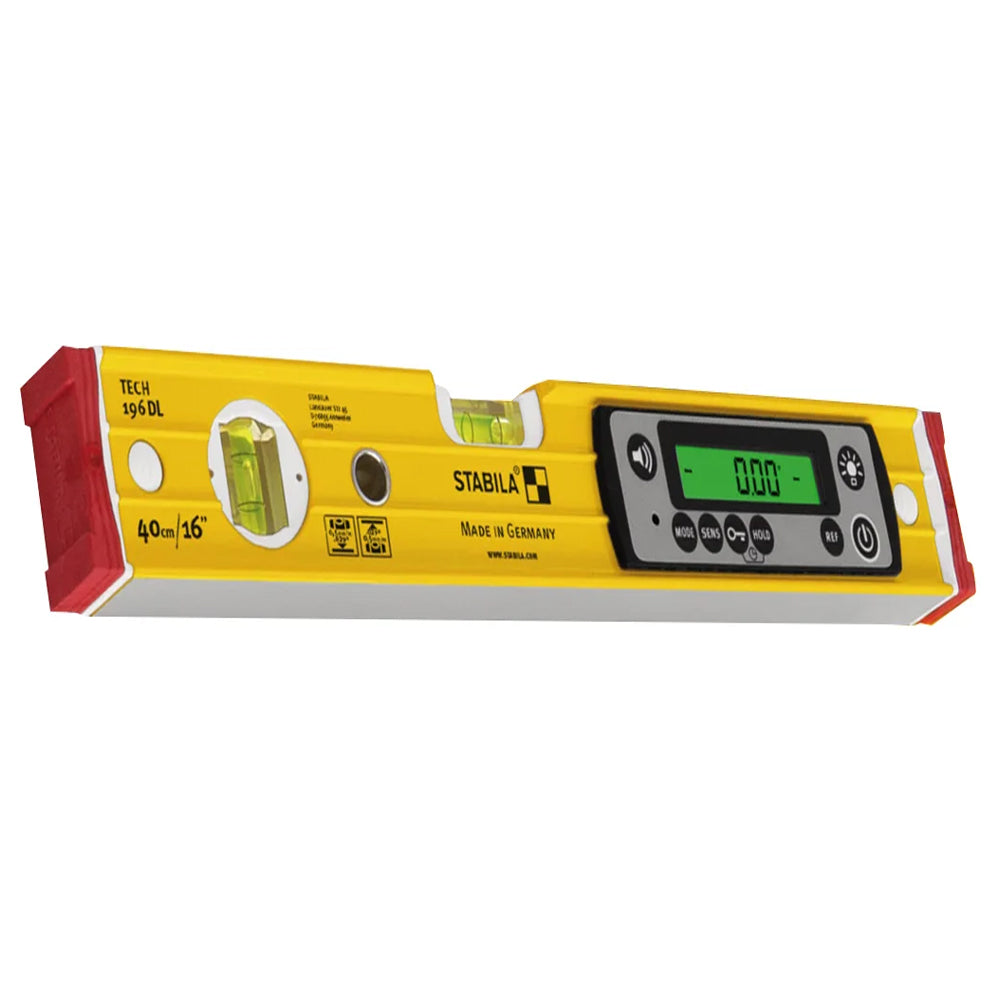 Stabila STB196DL-40 40cm / 16in TECH 196 DL Digital Spirit Level - 19830 - MonkeyTools