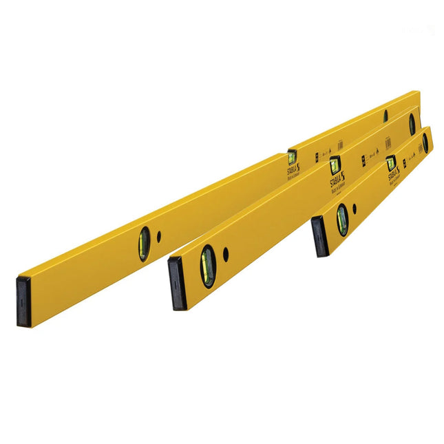 Stabila STB702SET 70-2 Series Double Plumb Spirit Level 600mm, 1200mm and 1800mm - 17191 - MonkeyTools