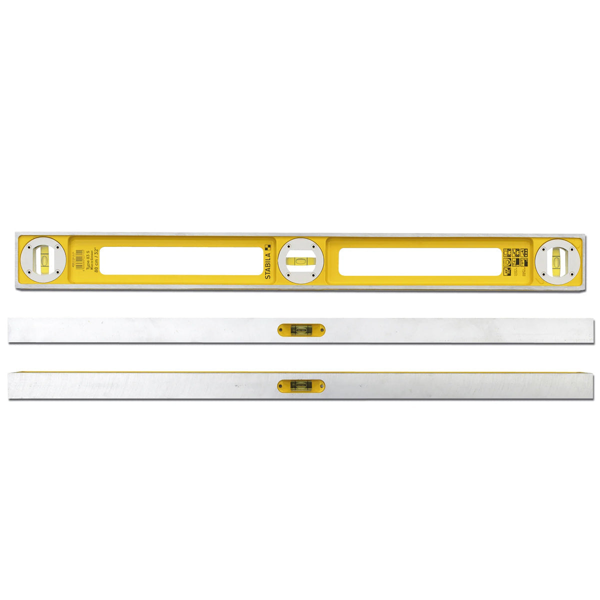 Stabila STB83S16 83S 40cm / 16in Level Double Plumb 3 Vial - 02542 - MonkeyTools
