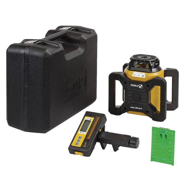 Stabila STBLAR160GS LAR 160 G Rotation Laser Set, 4 Piece 19240 - MonkeyTools