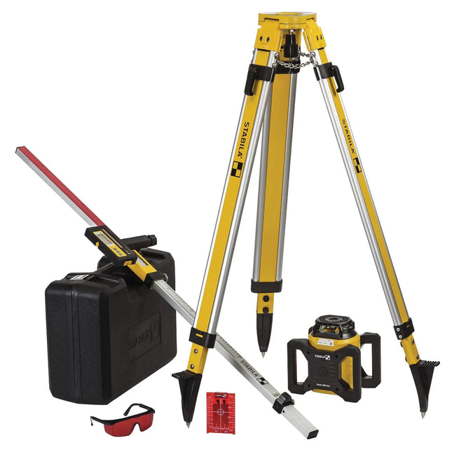 Stabila STBLAR160TS LAR 160 Rotation Laser Set, 7 Piece 19241 - MonkeyTools
