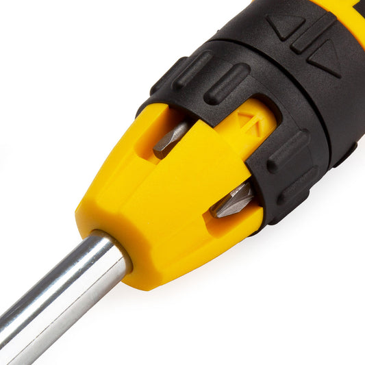 Stanley 0-68-010 Multibit Ratchet Screwdriver with 10 Bits STA068010 - MonkeyTools