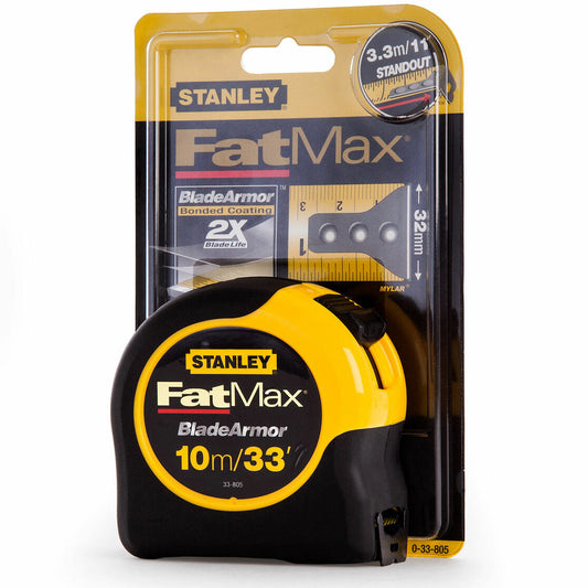 Stanley 0-33-805 FatMax Tape Blade Armor 10m/33ft (W-32mm) STA033805 - MonkeyTools