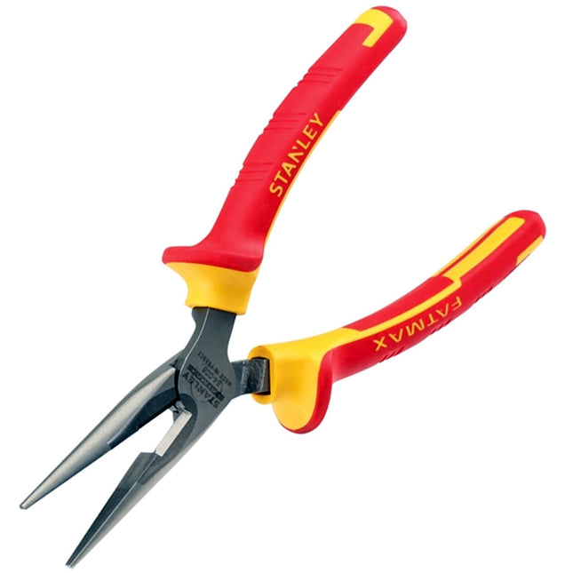 Stanley 0-84-007 FatMax VDE Long Nose Plier 200mm STA084007 - MonkeyTools