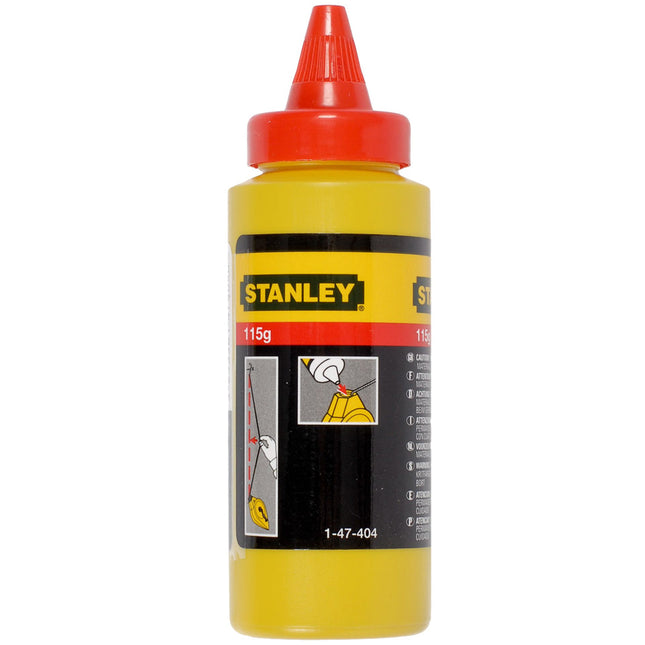 Stanley 1-47-404 Chalk Refill Red 113g Powdered Chalk STA147404 - MonkeyTools