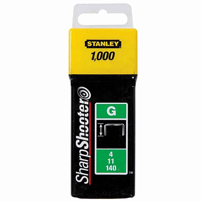 Stanley 1-TRA706T TRA7 Heavy-Duty Staple 10mm Pack of 1000 STA1TRA706T - MonkeyTools