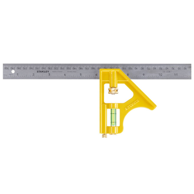 Stanley 2-46-028 Die Cast Combination Square 300mm/12" STA246028 - MonkeyTools